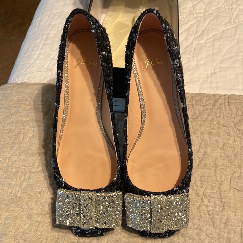 Sally ballet in tweed flats